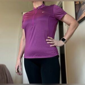 Pearl Izumi Women's Purple Cycling Jersey Top - Size Large